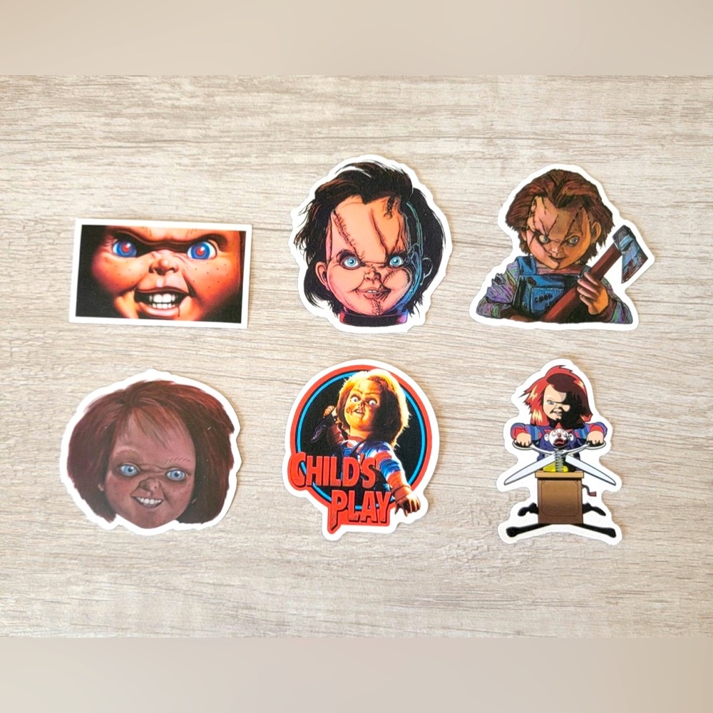 Chucky Waterproof Stickers